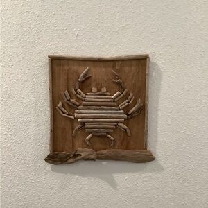 Driftwood Art, Driftwood Crab, Driftwood Coastal Art